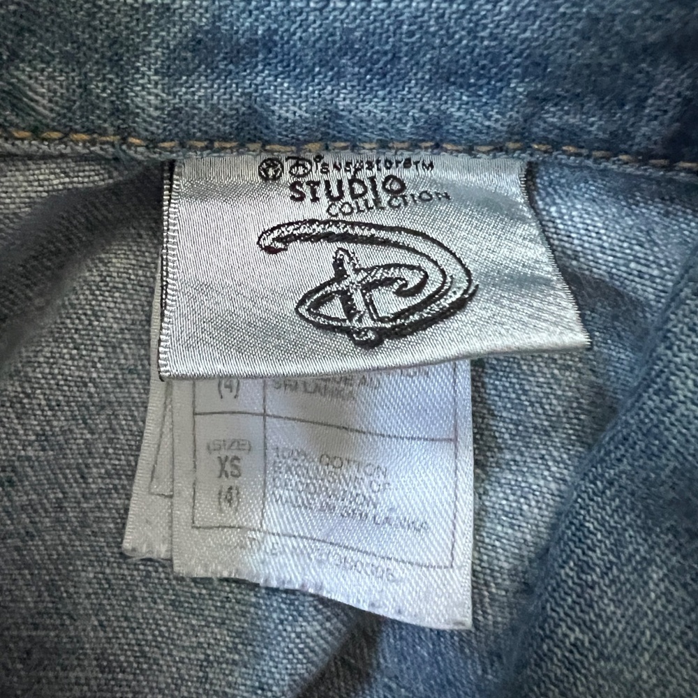 Disney Store Studio Collection Kids XS 4 Buzz Lightyear Toy Story Jean Jacket - Picture 8 of 8